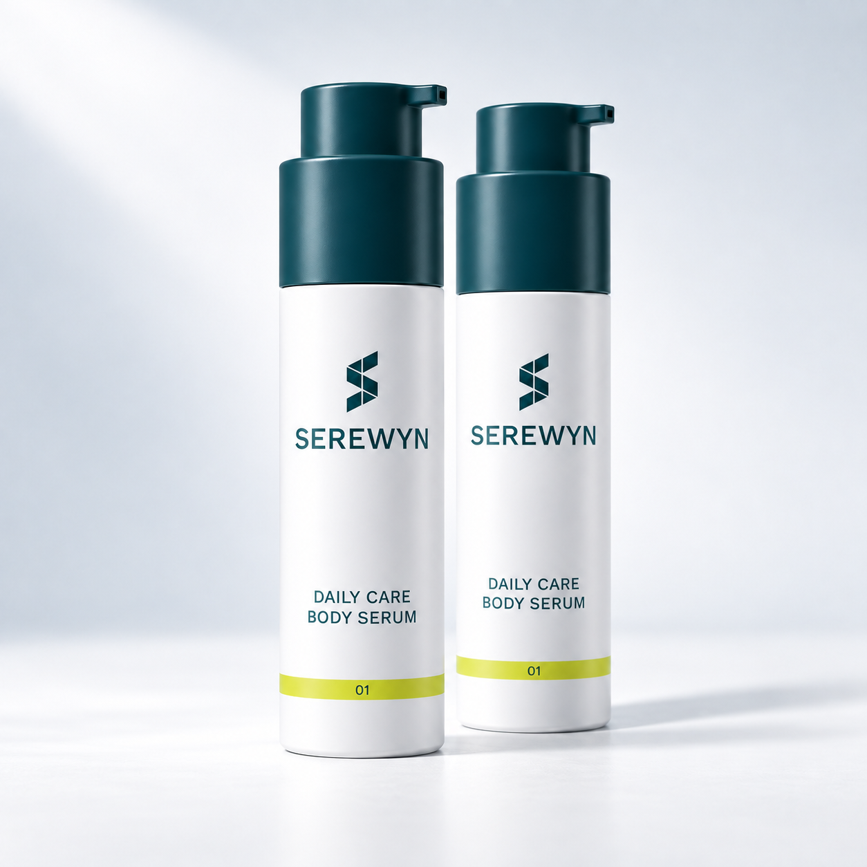 Two bottles of Serewyn Daily Care