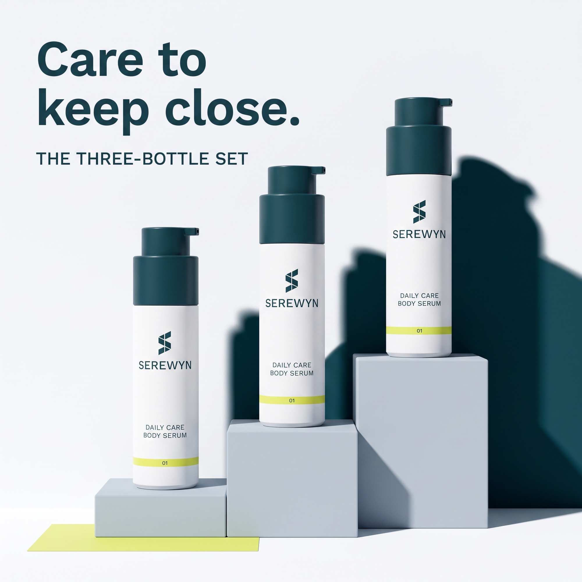 Three-bottle Serewyn set