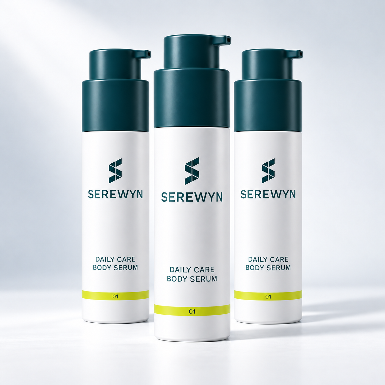 Three bottles of Serewyn Daily Care